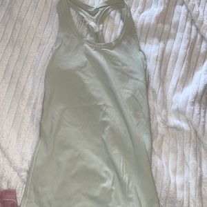 Mint green lululemon tank top